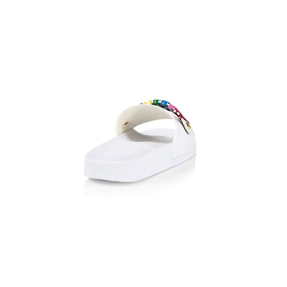 Moschino Logo Slides - US 10 / RAINBOW COLORS