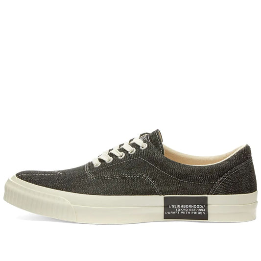 NEIGHBORHOOD DECK-D SNEAKER - UK 6 / BLACK