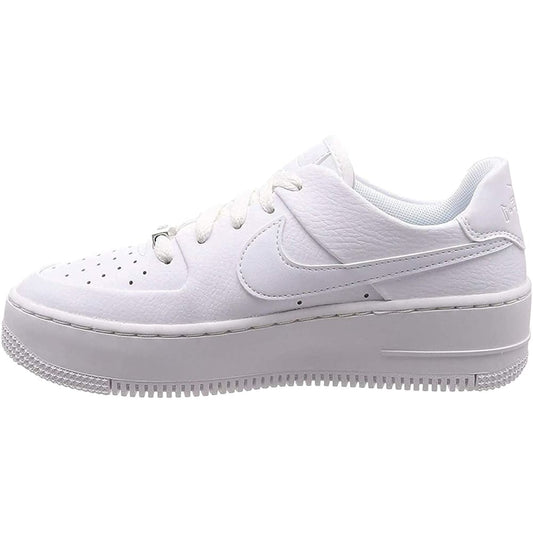 Nike Womenβs Basketball Shoes - 5 / White/White - Back to