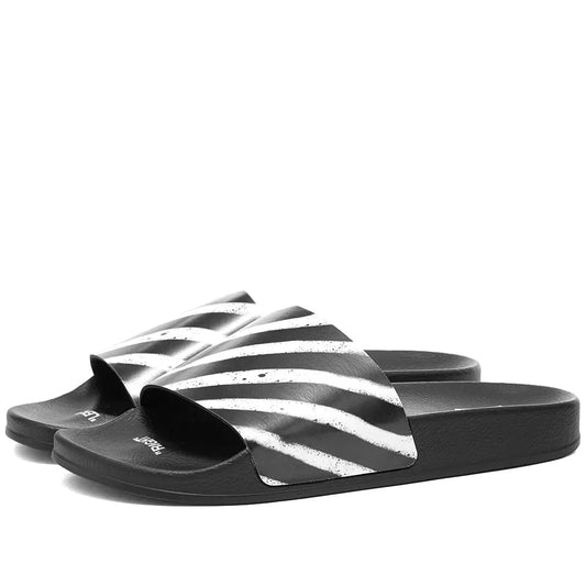 OFF-WHITE DIAGONAL STRIPES SLIDER