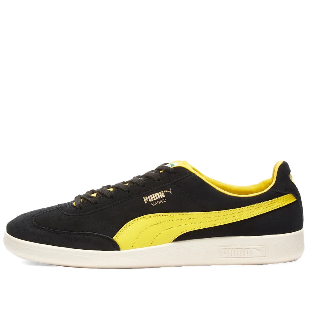 PUMA MADRID 1909 - UK 6.5 / BLACK & CYBER YELLOW