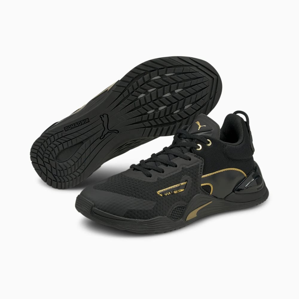 Puma Woman Fuse Moto Wn’s - US 9 / puma black-puma team gold