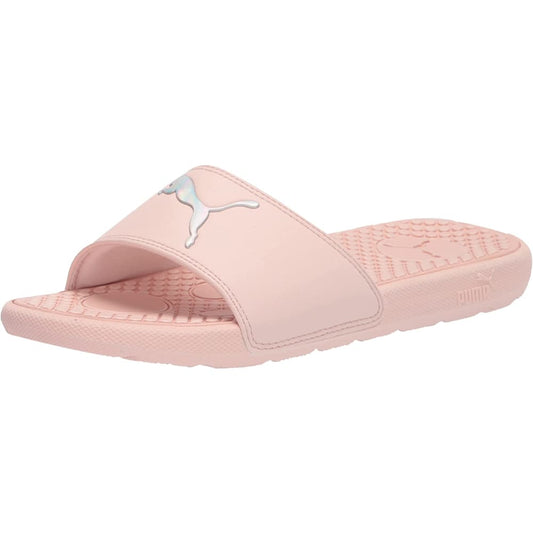PUMA Womenβs Cool Cat Slide Sandal - 5 / Cloud Pink - Back