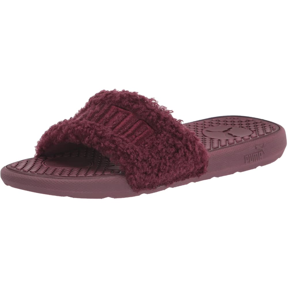 PUMA Women’s Cool Cat Slide Sandal - 5 / Purple - Back to 