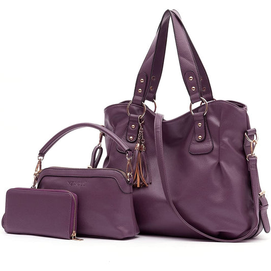 Purse and Wallet set for Women Large Hobo Bags Female