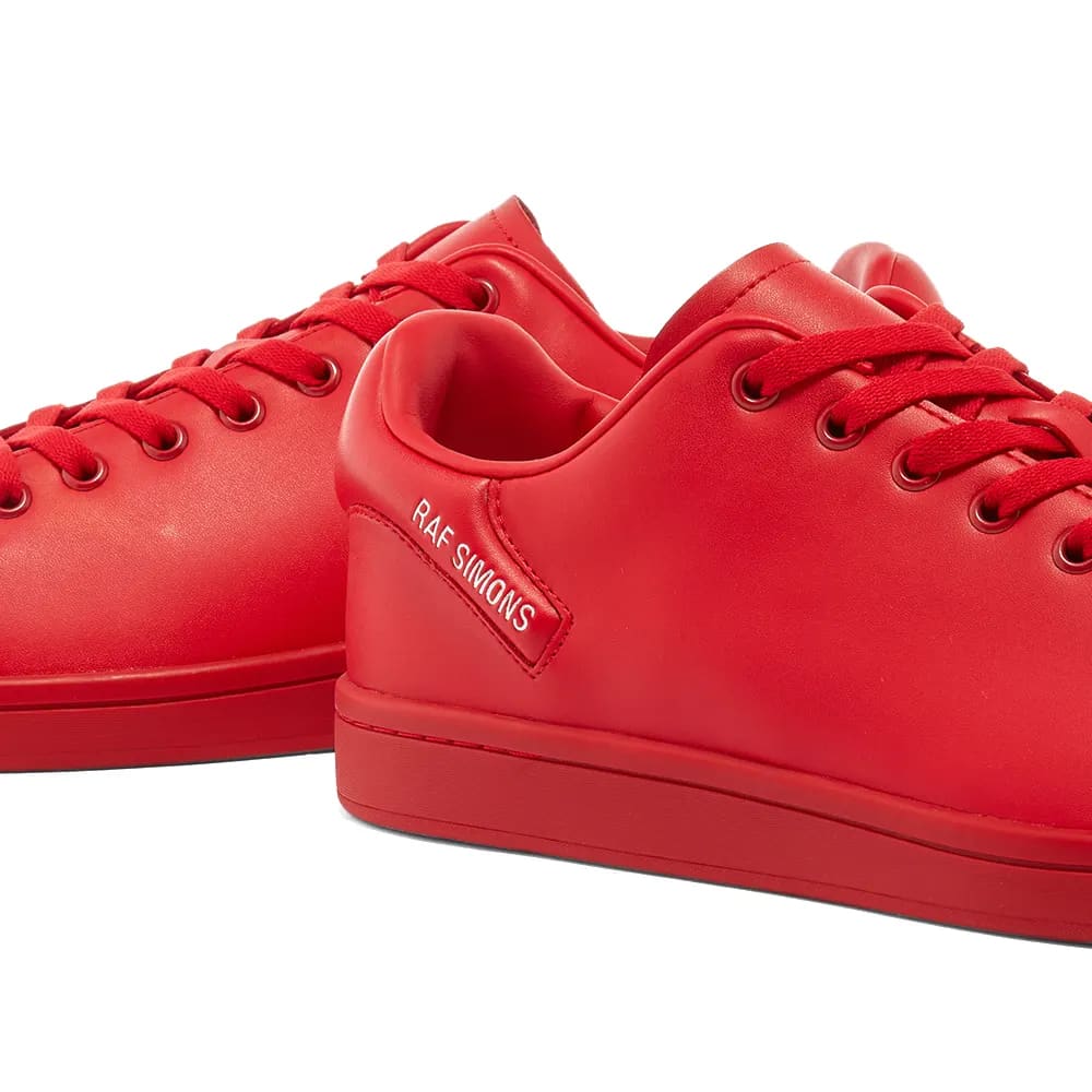 RAF SIMONS ORION LEATHER CUPSOLE - UK 7 / RED