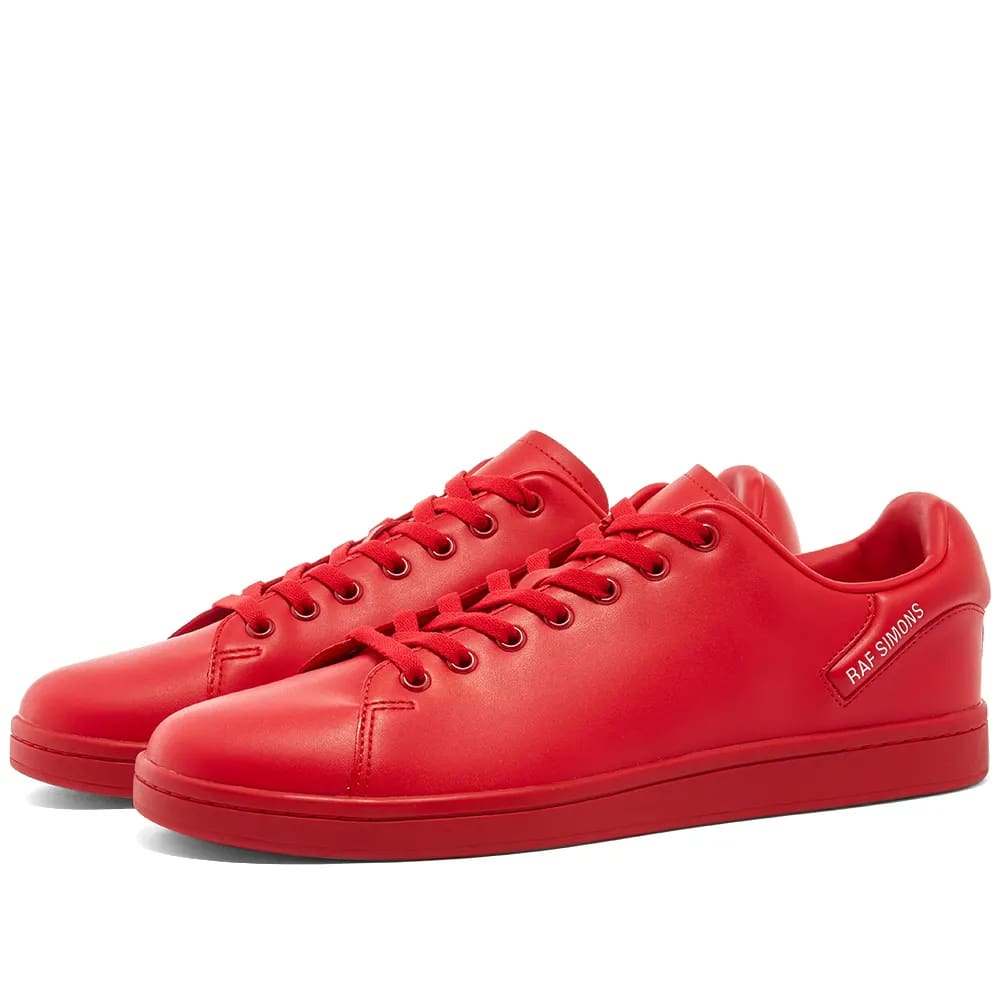 RAF SIMONS ORION LEATHER CUPSOLE - UK 7 / RED