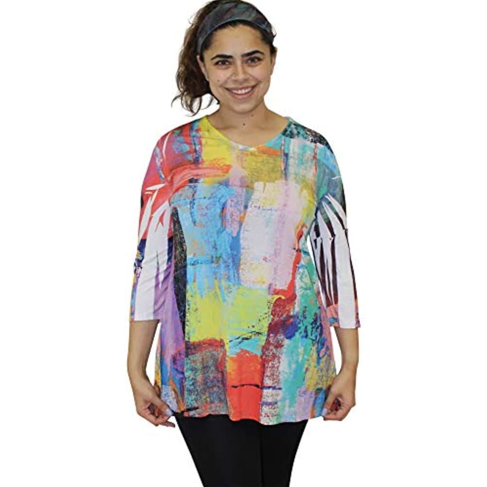 Sole Dione Studio Women’s Art Deco Tunic Top - Back to