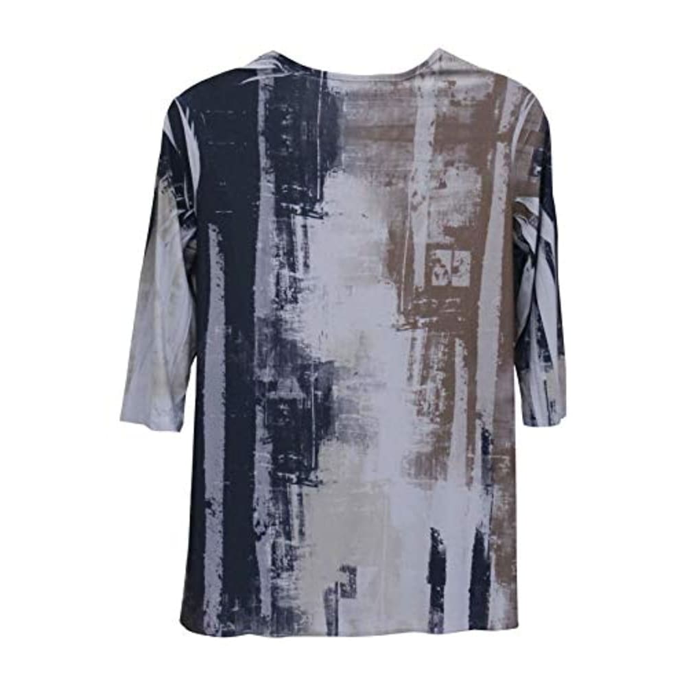 Sole Dione Studio Women’s Brush Strokes Tunic Top 807 - Back
