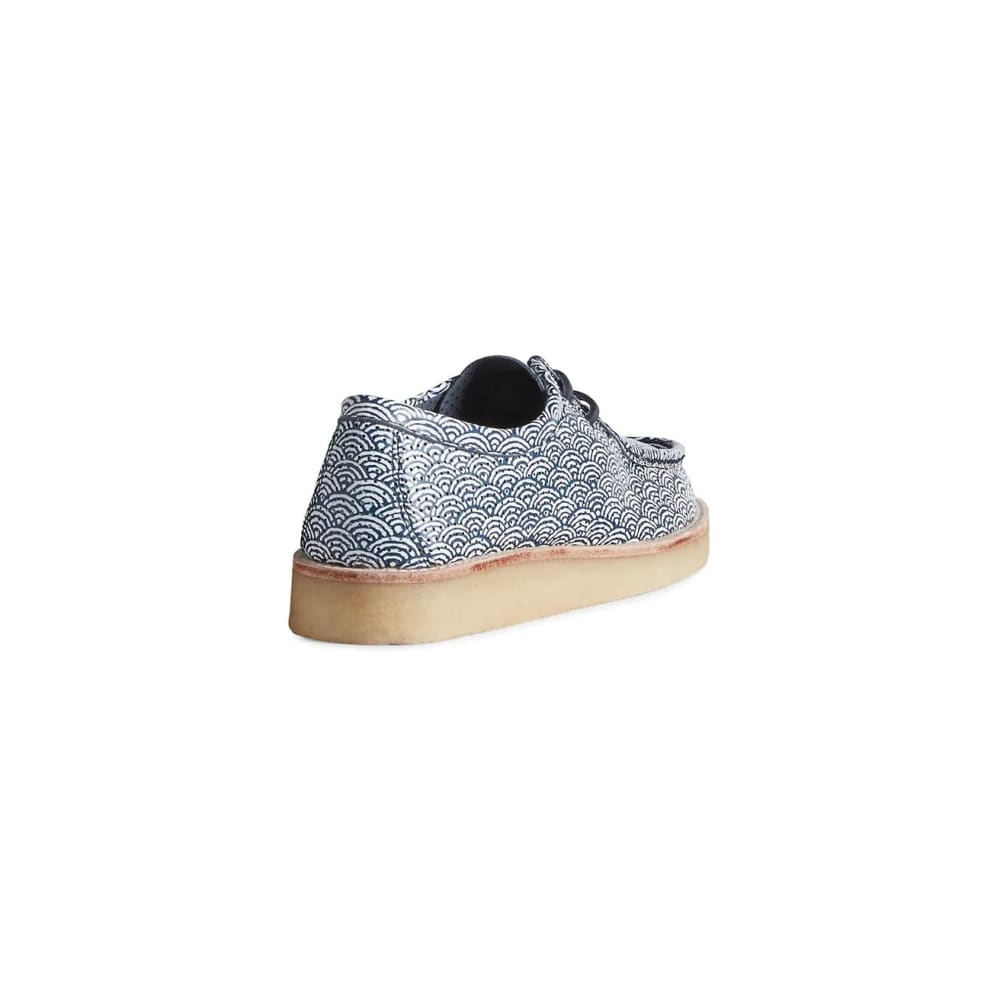 Sperry Japanese Wave Print Captain’s Oxfords - US 8 / NAVY