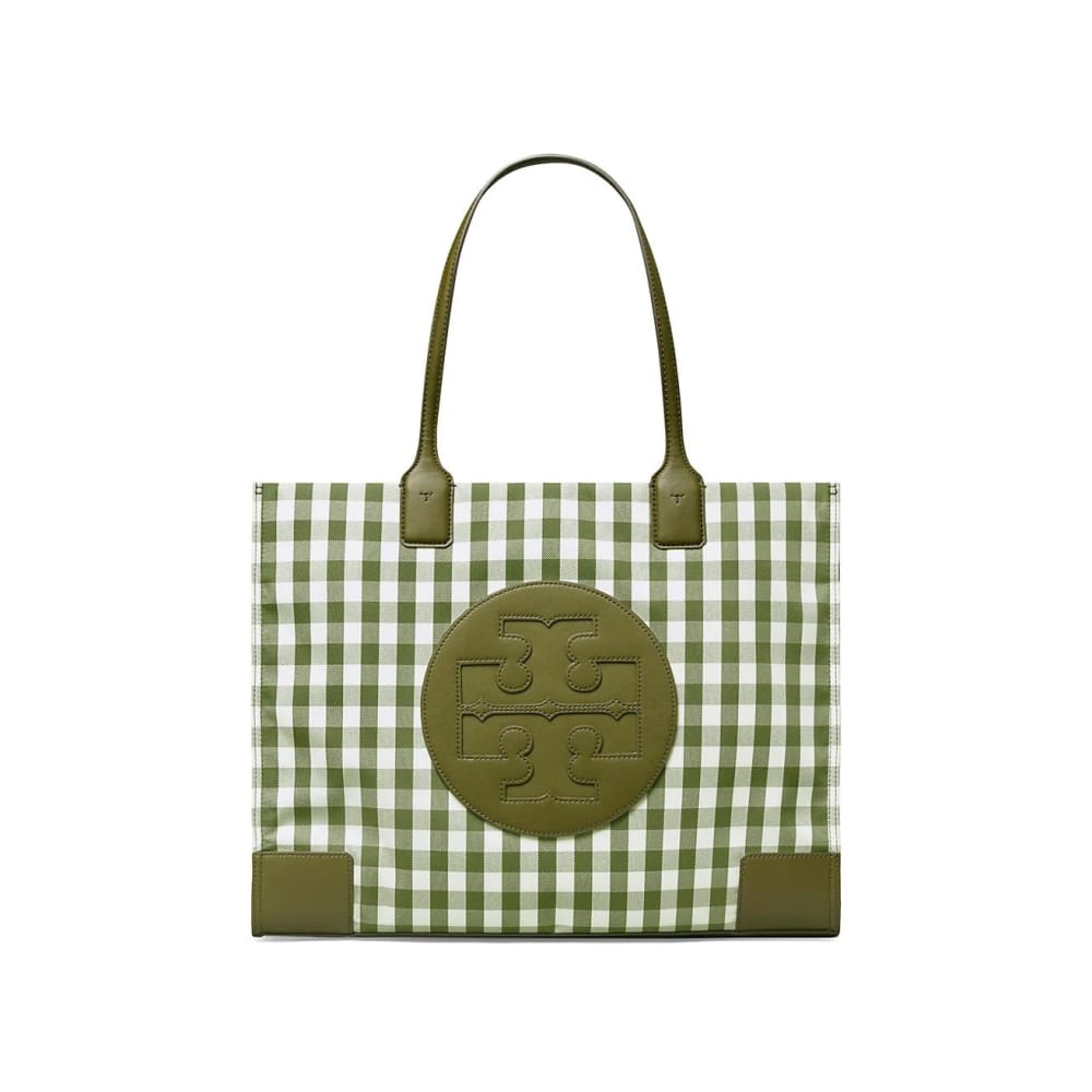 Tory Burch Ella Gingham Tote - Leccio