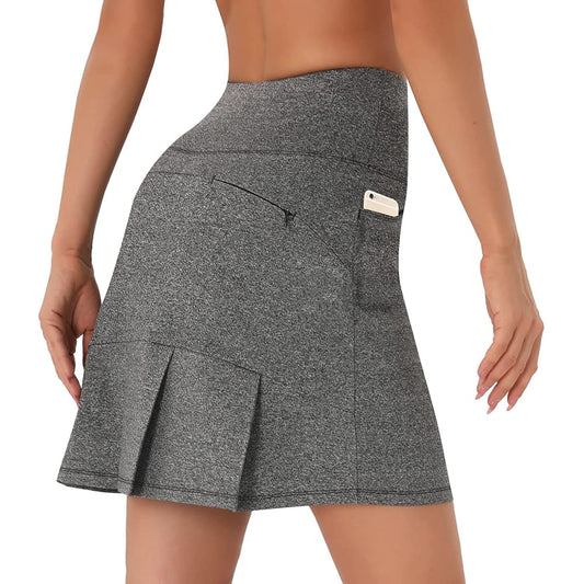 Womens’s Pleated Athletic Golf High Wasited Tennis Skirt