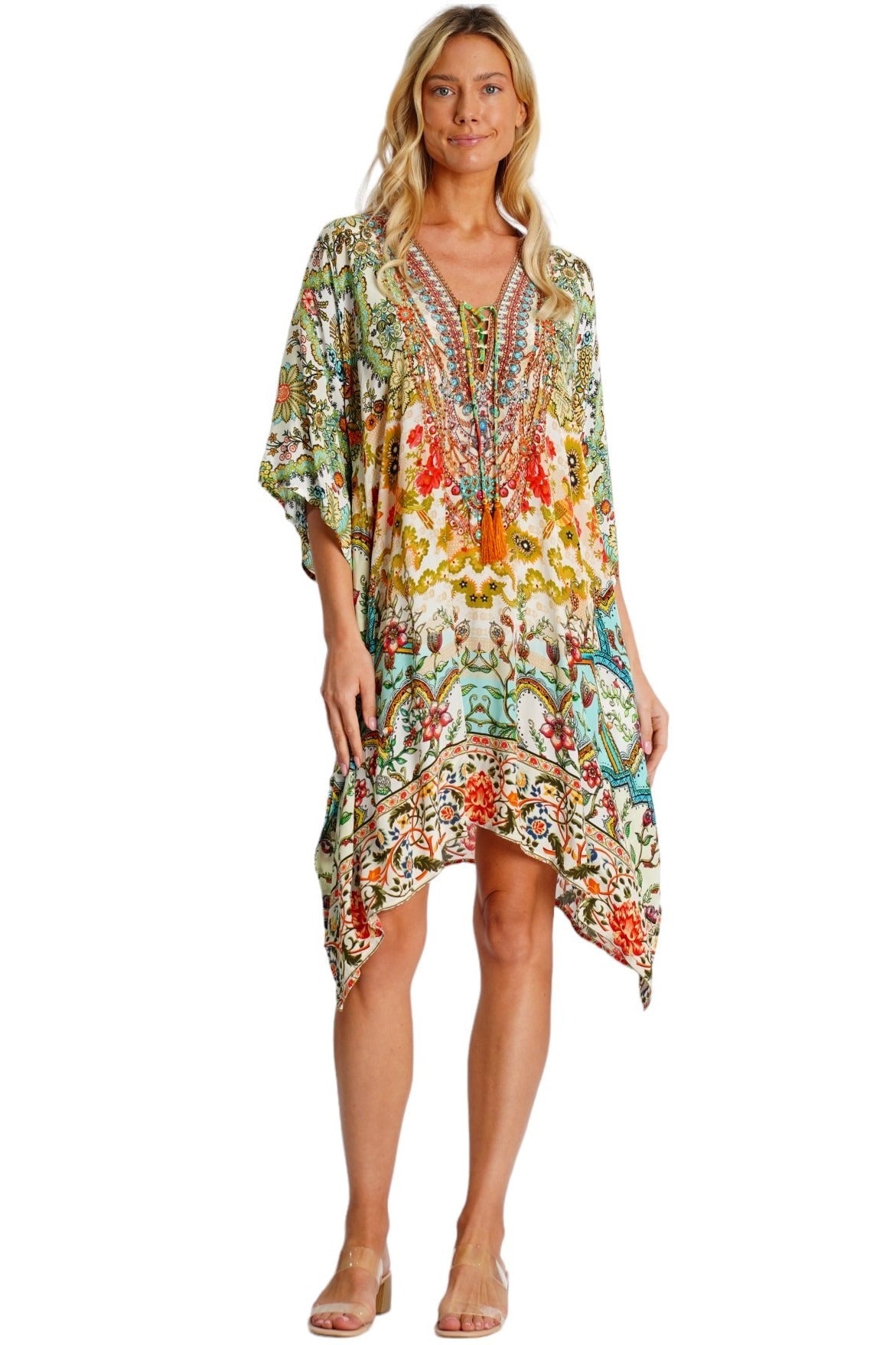 Luxury Resort Kaftan Dress | Wholesale Pack of 4