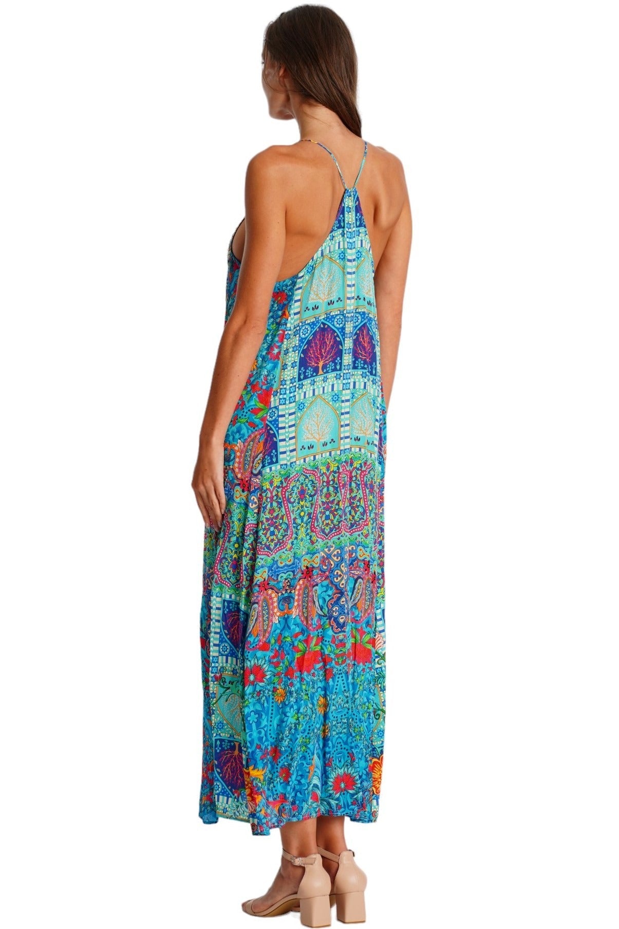 T-Back Open Back Maxi Dress | Wholesale Pack of 4