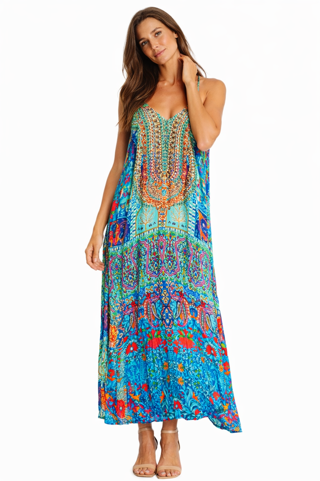 T-Back Open Back Maxi Dress | Wholesale Pack of 4