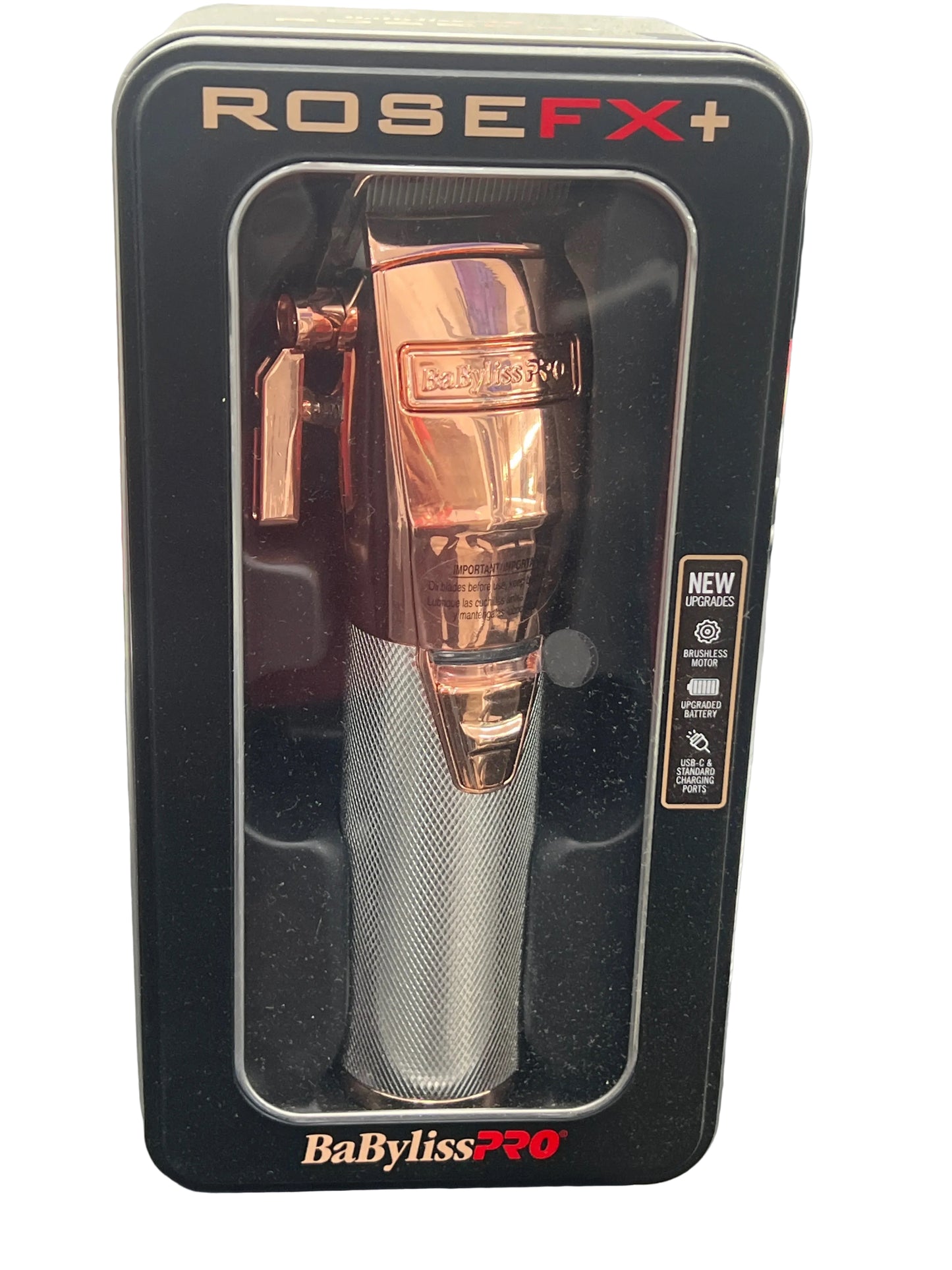 BaByliss PRO RoseFX+ Cordless Clipper – Rose Gold Edition