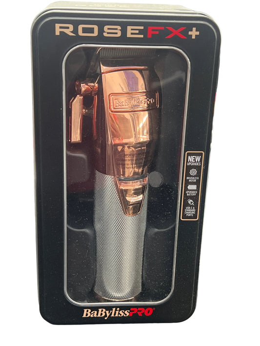 BaByliss PRO RoseFX+ Cordless Clipper – Rose Gold Edition