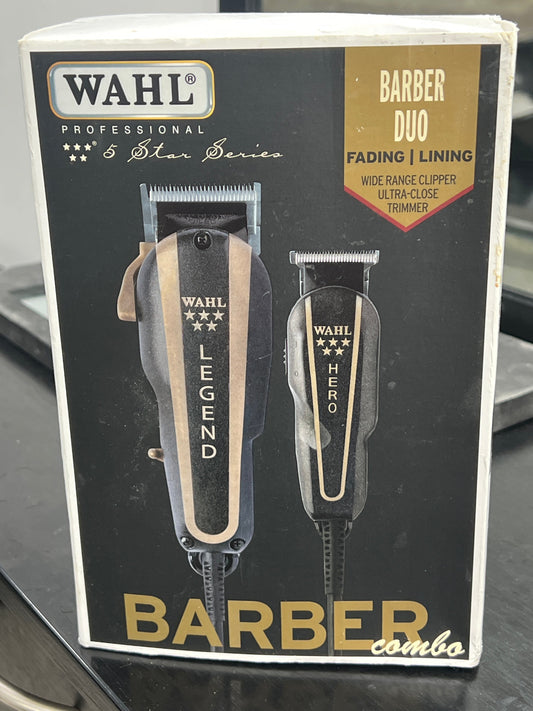 Wahl Professional 5 Star Series Barber Combo (Legend Clipper + Hero Trimmer)