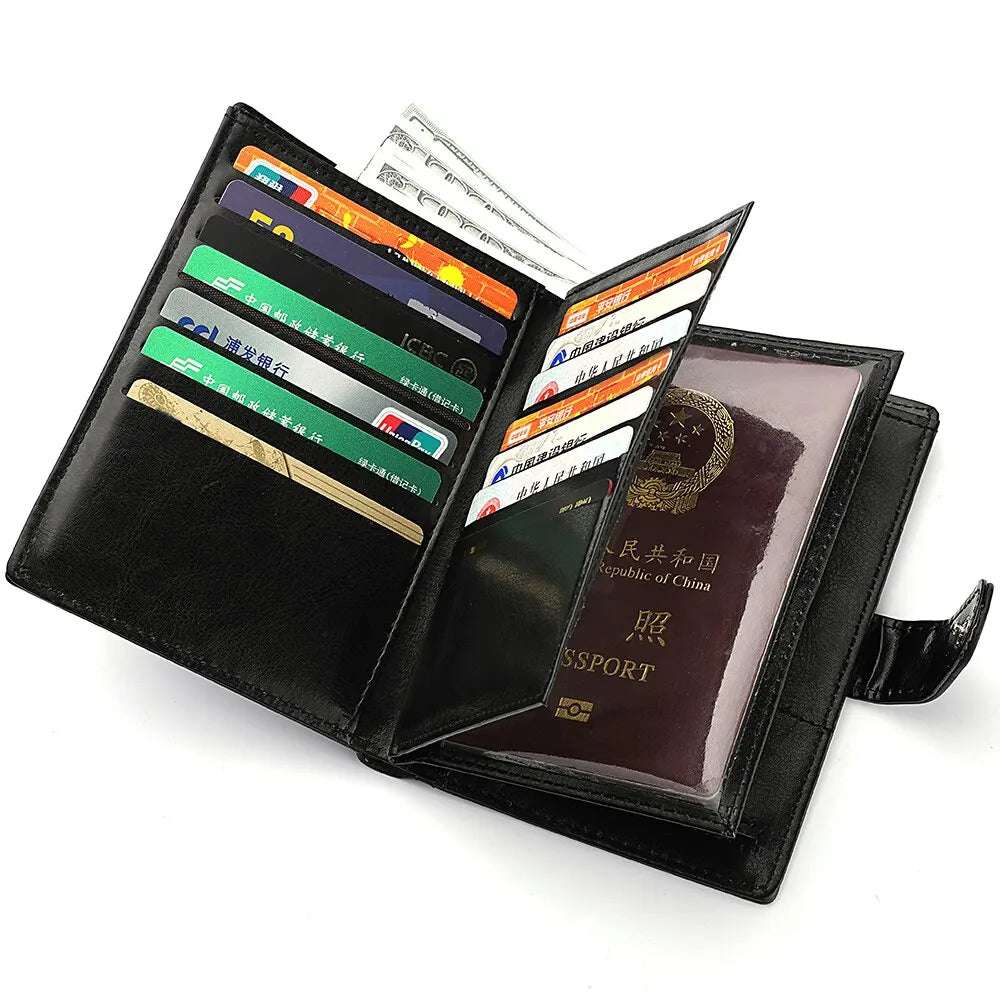 Stylish Travel Passport Bag Multi-Card Card Holder Portable
