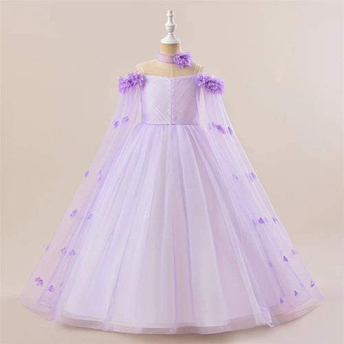 Fluffy Flower Bridemaid Girl Dresses For Wedding and Party Ball Gown