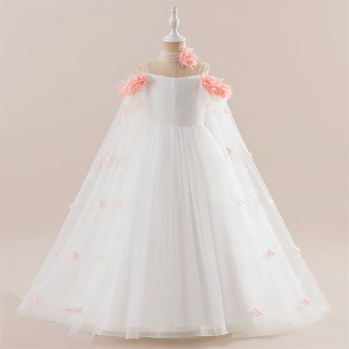 Fluffy Flower Bridemaid Girl Dresses For Wedding and Party Ball Gown