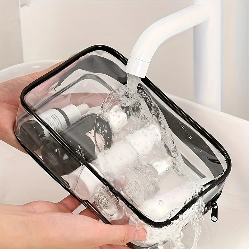 Medicine Cosmetic Bag Women Large Capacity Travel Organizer Easy Wipe