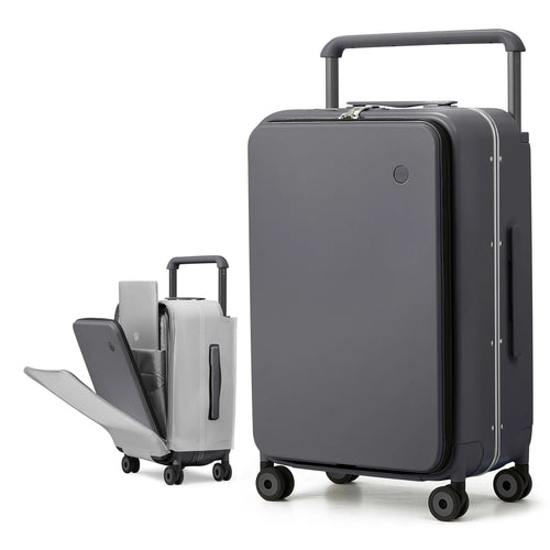 Mixi New Design Wide Handle Suitcase Men Carry-On Luggage Women Travel