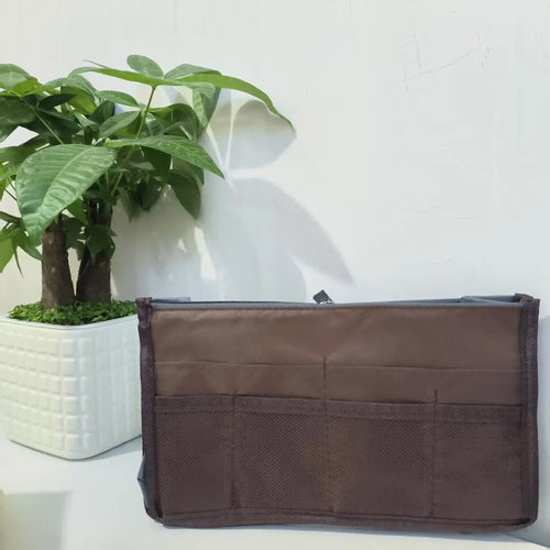 Organizer Insert Bag Women Nylon Travel Insert Organizer Handbag Purse
