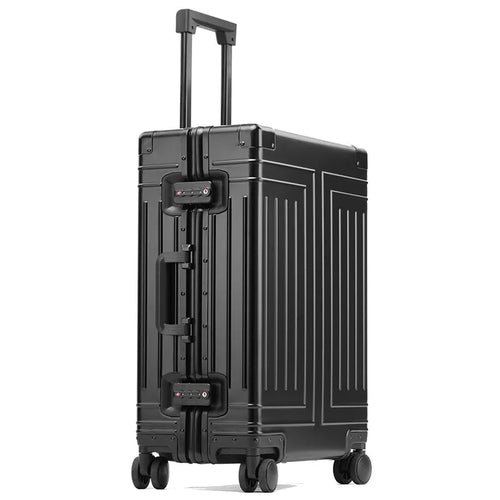 2024 Capacity Durable Luggage Sets 100% Aluminum Suitcase Wheels Women