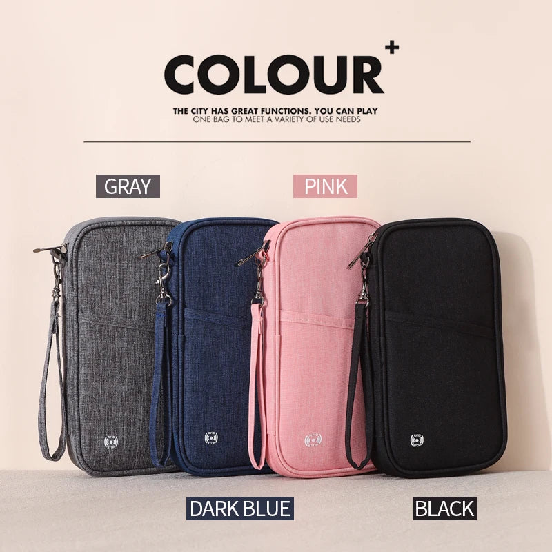 Passport Holder Bag Family Rfid Blocking Passport Wallet Travel