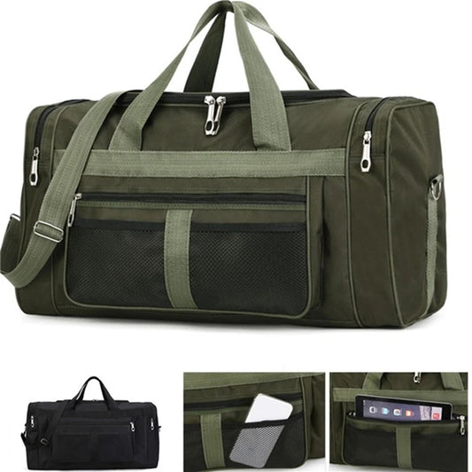 Women Men Nylon Travel Duffel Bag Carry On Luggage Bag Men Tote Large