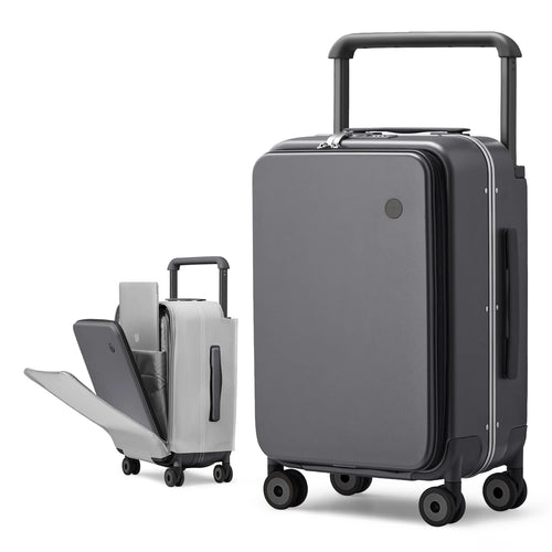 Mixi New Design Wide Handle Suitcase Men Carry-On Luggage Women Travel