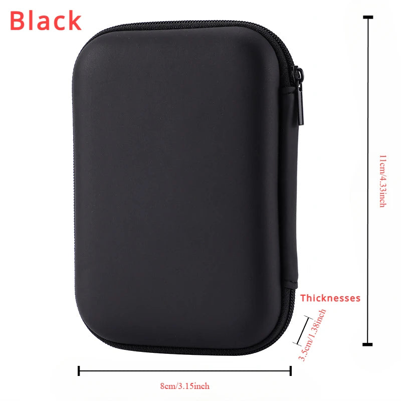 1 Pc Portable Card Storage Bag,Data Cable Packing Cube,Waterproof