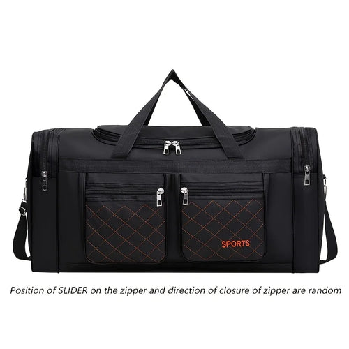 Large Capacity Travel Duffel Bag, Casual Style, Multiple Compartments