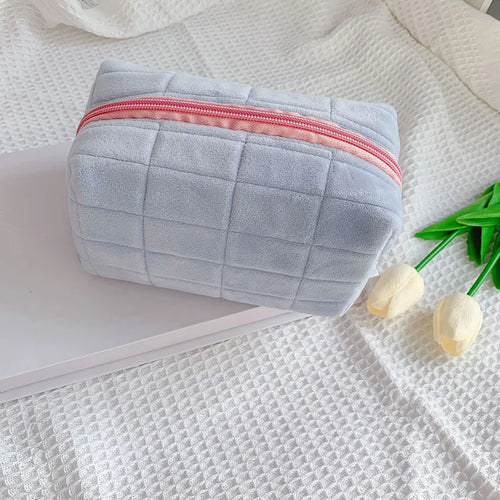 Kawaii Pencil Case Creative Pillow Bag Large Capacity Short fluff Bag
