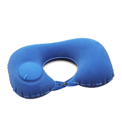 U-Shaped Inflatable Travel Pillow Portable Air Neck Support Cushion