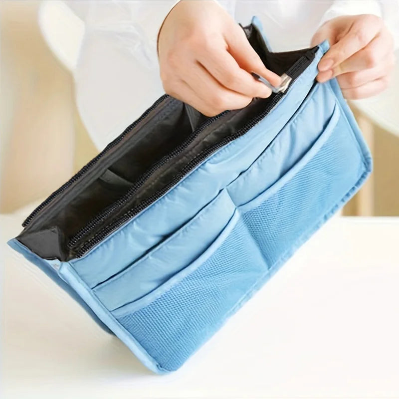 Organizer Insert Bag Women Nylon Travel Insert Organizer Handbag Purse