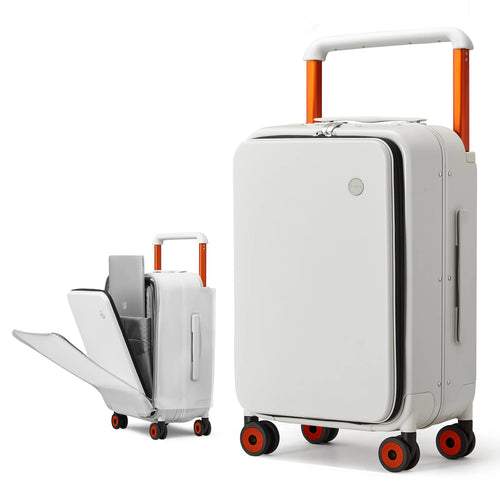 Mixi New Design Wide Handle Suitcase Men Carry-On Luggage Women Travel
