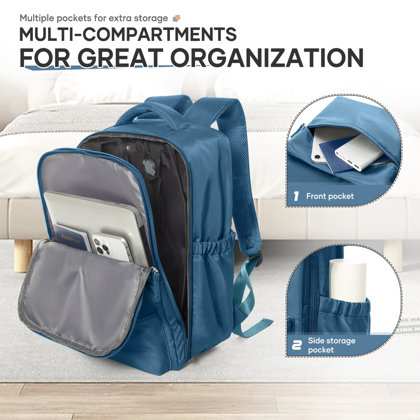 New Vacuum Compression Backpack Aircraft Ryanair 40x30x20 Airplane