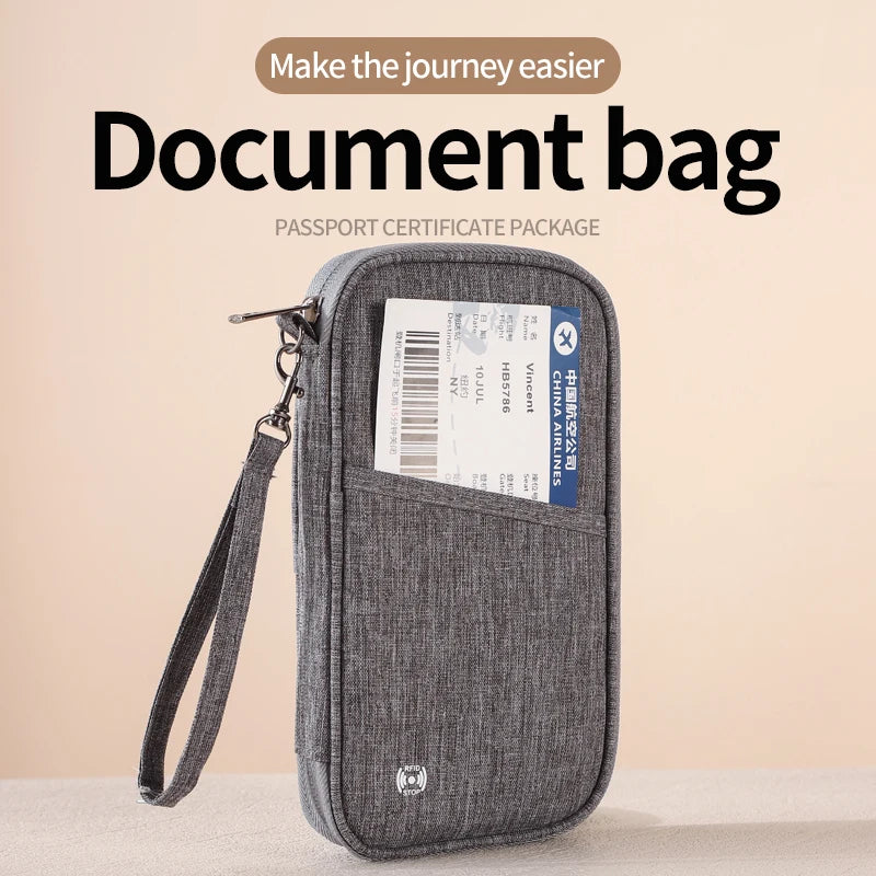 Passport Holder Bag Family Rfid Blocking Passport Wallet Travel