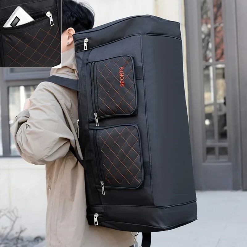 Large Capacity Travel Duffel Bag, Casual Style, Multiple Compartments