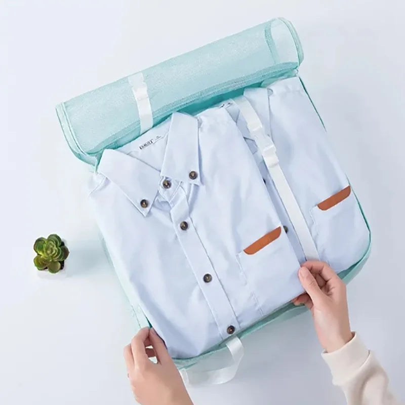 7 Pcs Set Travel Organizer Storage Bags Suitcase Packing Cubes Set