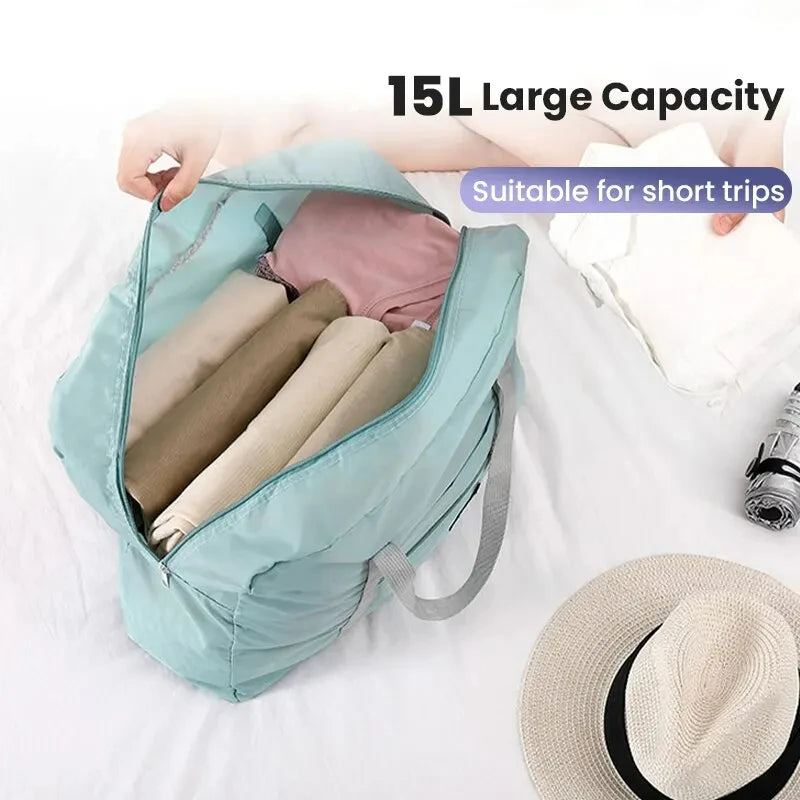 Foldable Travel Duffel Bag for Airlines Carry on Bag for Women and