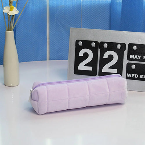 Kawaii Pencil Case Creative Pillow Bag Large Capacity Short fluff Bag