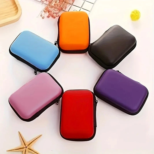 1 Pc Portable Card Storage Bag,Data Cable Packing Cube,Waterproof
