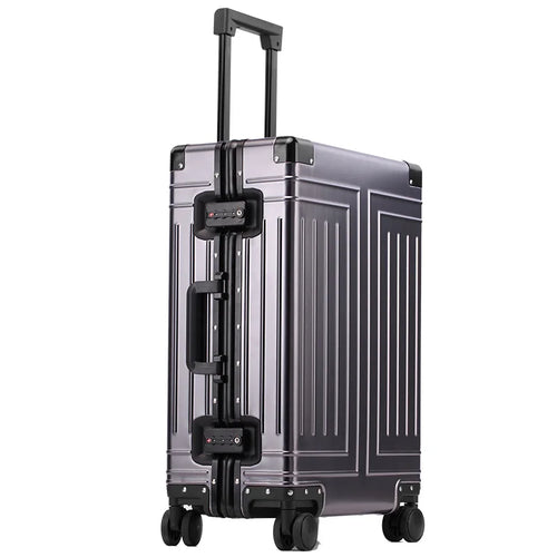 2024 Capacity Durable Luggage Sets 100% Aluminum Suitcase Wheels Women
