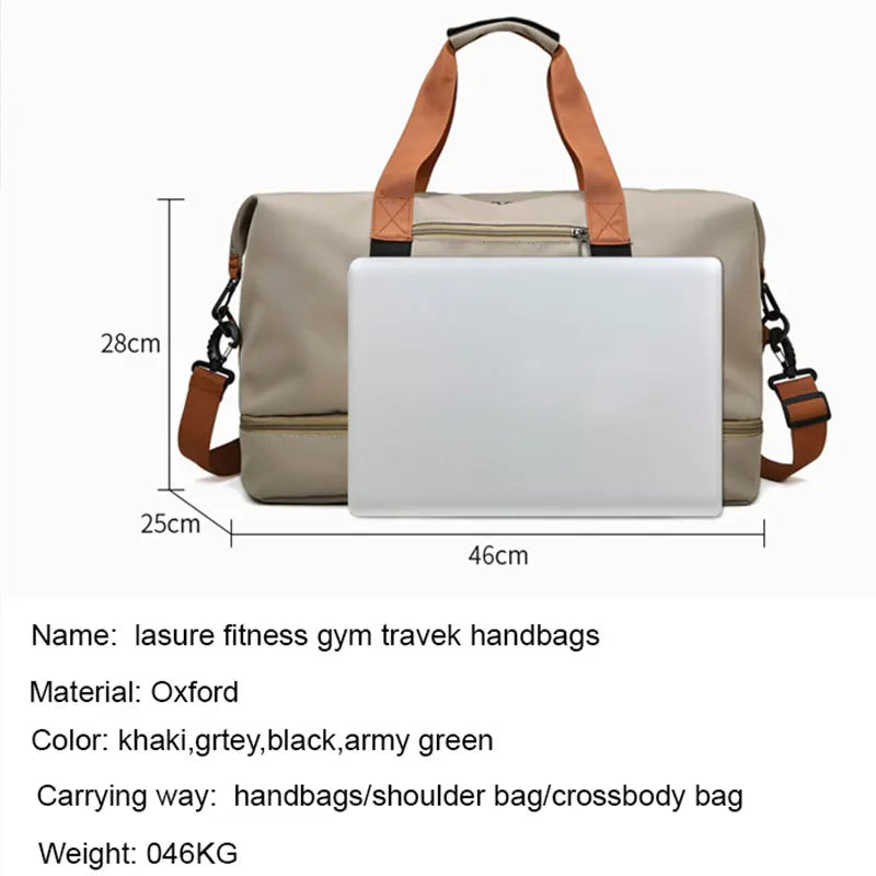 Travel Gym Bag Short-distance Luggage Portable Fitness Bags Shoulder