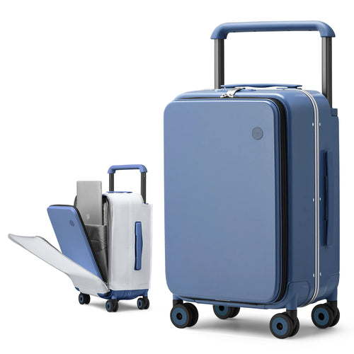 Mixi New Design Wide Handle Suitcase Men Carry-On Luggage Women Travel