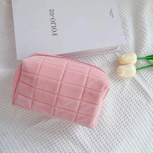 Kawaii Pencil Case Creative Pillow Bag Large Capacity Short fluff Bag