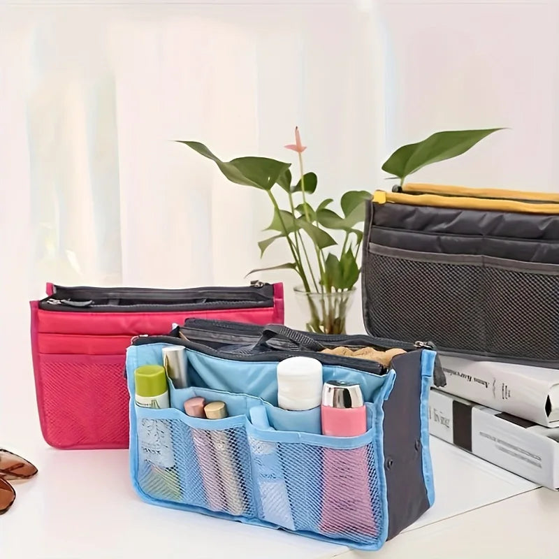 Organizer Insert Bag Women Nylon Travel Insert Organizer Handbag Purse